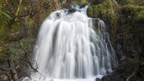 Tom Gill Waterfall near Tarn Hows and Coniston